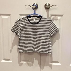 Striped crop top